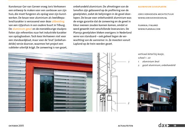 Publicatie architectuurblad DAX
