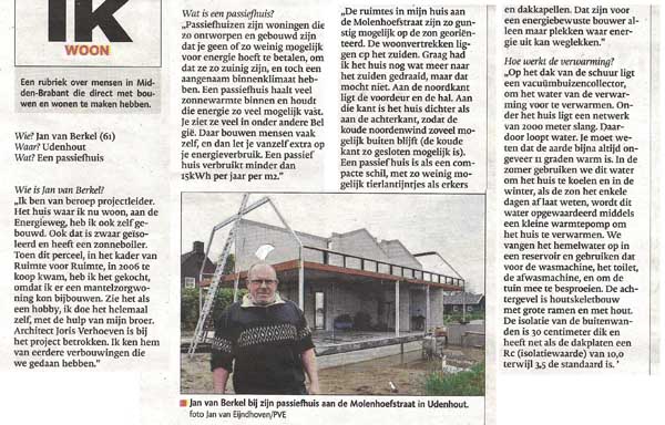 Passiefwoning Udenhout haalt krant