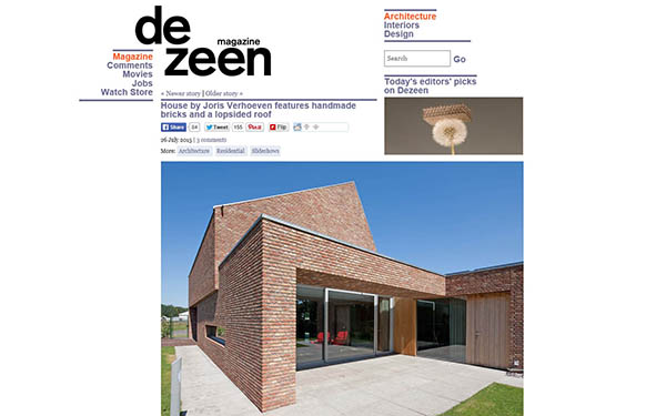 RielEstate op dé toonaangevende architectuursite Dezeen