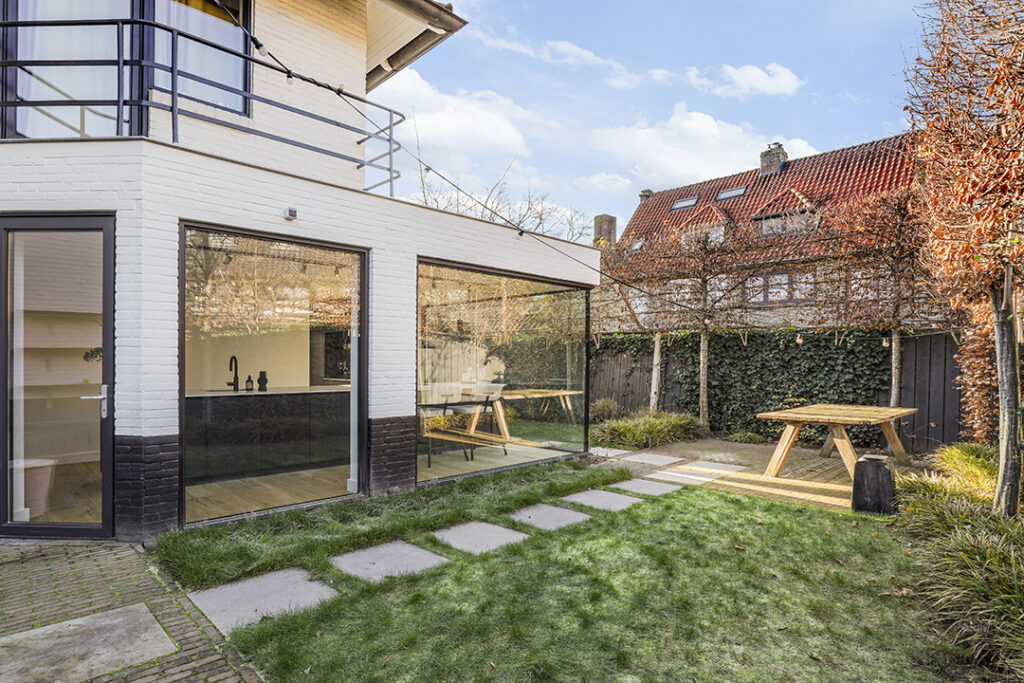 achtergevel na de verbouwing